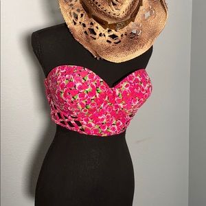 Betsy Johnson bikini top Lg